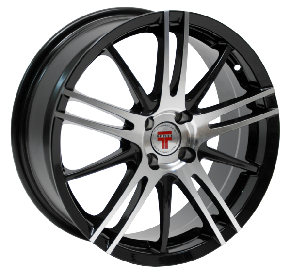 Llanta TECNOMAGNESIO TM FUN 7.0x16 (4x108) ET26 NEGRO / PULIDO