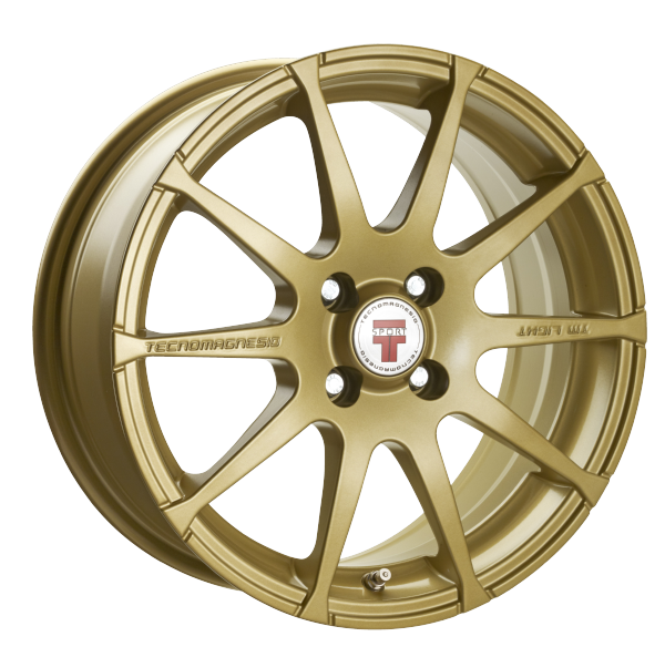 Llanta TECNOMAGNESIO TM LIGHT 7.0x16 (4x108) ET26 DORADO