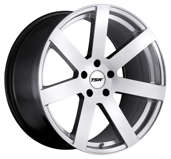 Llanta TSW BARDO 9.5 X 18" (5X112) ET35 PLATA BRILLANTE