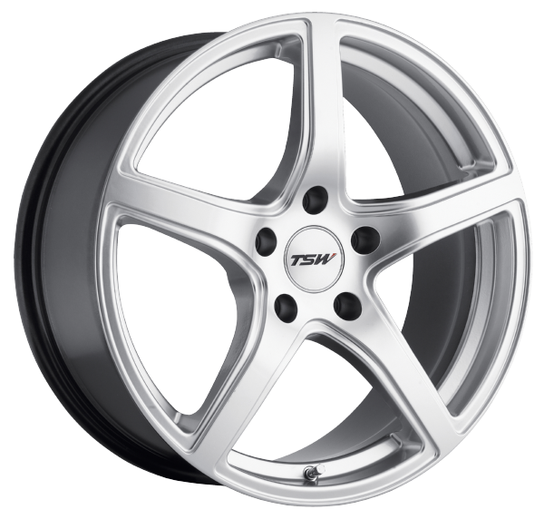 Llanta TSW BILBAO 8.0x18 (5x114.3) ET20 PLATA BRILLANTE