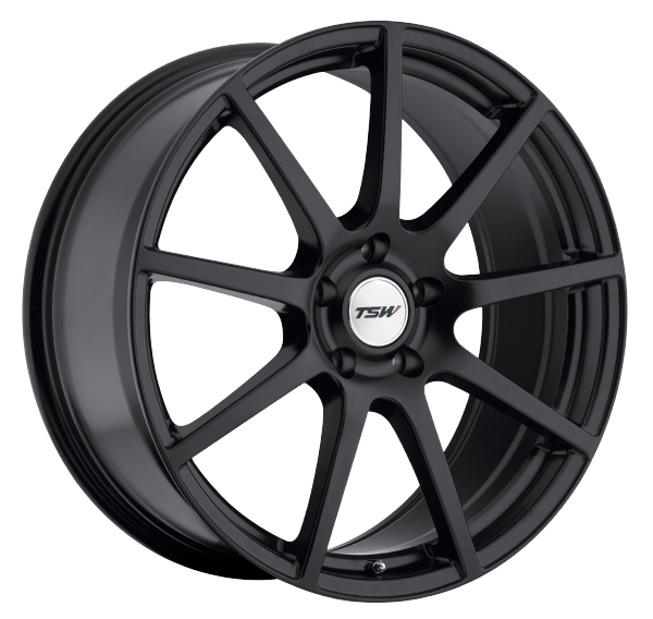 Llanta TSW INTERLAGOS 9.0x19 (5x114.3) ET32 NEGRO MATE