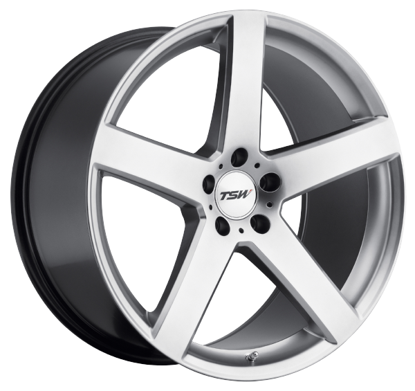 Llanta TSW RIVAGE 8.0x17 (5x112) ET32 PLATA BRILLANTE