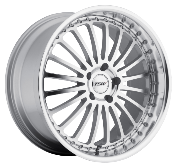Llanta TSW SILVERSTON 8,5x20 (5x114.3) ET40 PLATA  / ARO PULIDO