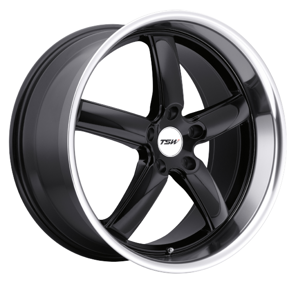 Llanta TSW STOWE 10.0x20 (5x120) ET25 NEGRO / ARO PULIDO
