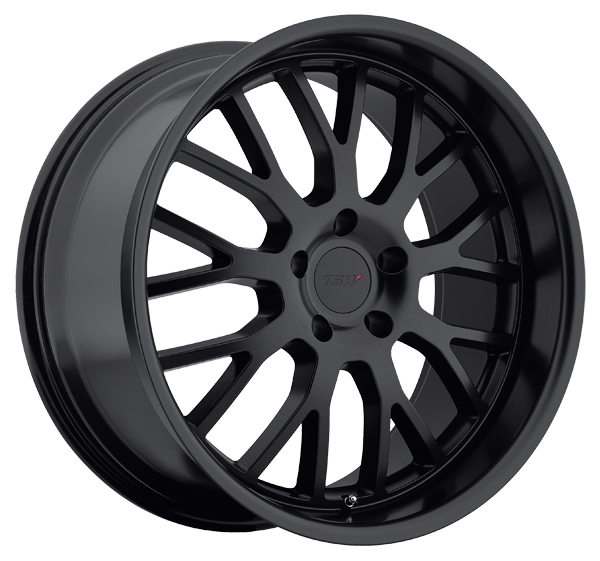 Llanta TSW TREMBLANT 8.5 X 20" (5X112) ET35 NEGRO / ARO PULIDO MATE