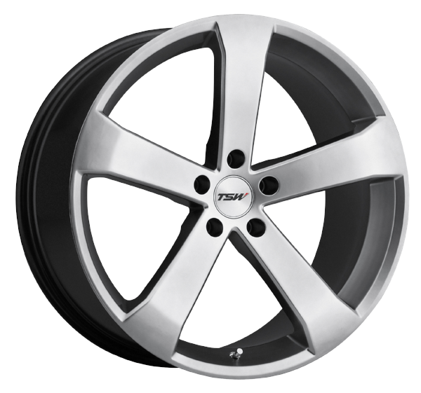 Llanta TSW VORTEX 8.0x19 (5x112) ET32 PLATA BRILLANTE