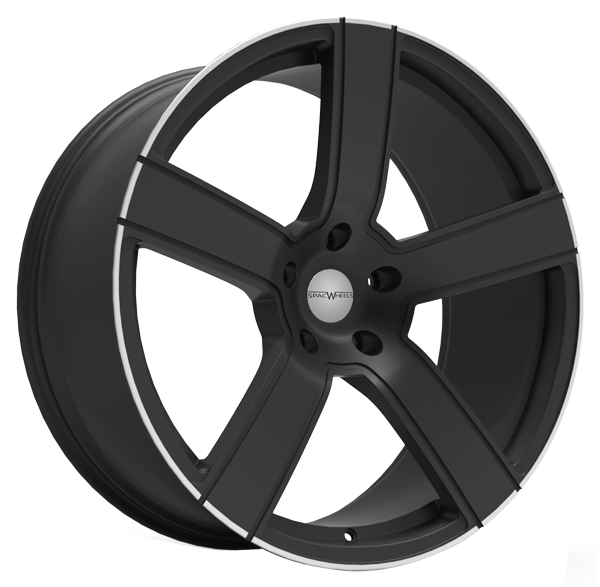 Llanta SPAC Wheels VERONA 10.0 X 22" (5X130) ET40 NEGRO MATE