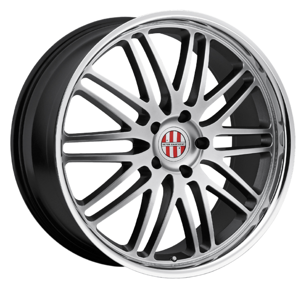 Llanta VICTOR LEMANS 8.0x18 (5x130) ET45 PLATA BRILLANTE / ARO PULIDO