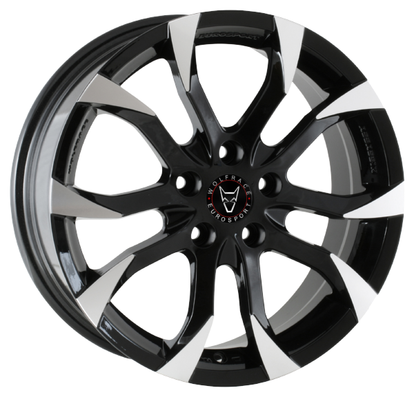 Llanta WOLFRACE Assassin 7.0x17 (4x98) ET40 NEGRO /  PULIDO