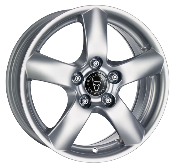 Llanta WOLFRACE Oslo 7.0x16 (5x108) ET32 PLATA POLAR