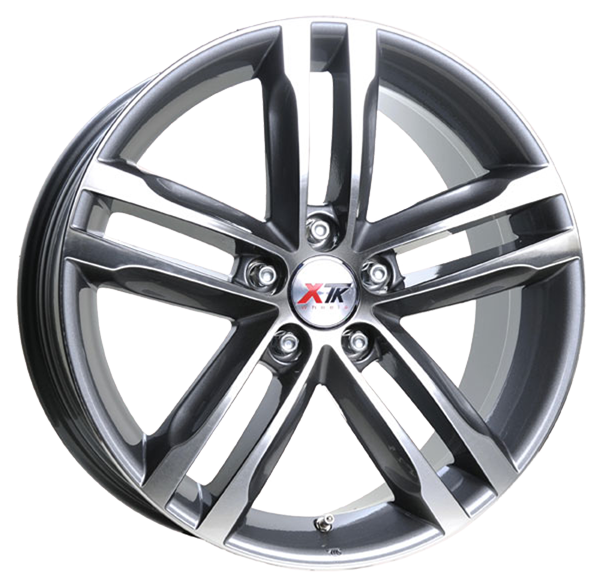 Llanta XTK BD023 7.5 X 17" (5X112) ET45 ANTRACITA / Pulido