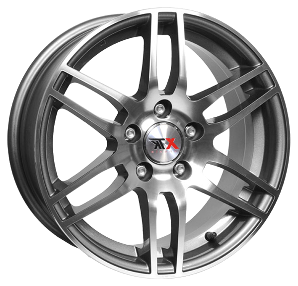 Llanta XTK BD14 7.5 X 17" (5X112) ET45 ANTRACITA / Pulido