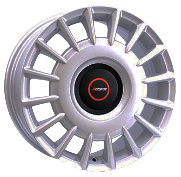 Llanta XTREME X-ZERO 7.5 X 17" (5X100) ET37 PLATA BRILLANTE