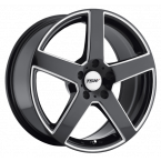 Jante TSW RIVAGE 9.5 x 18" (5x120) ET35 NOIR / POLI