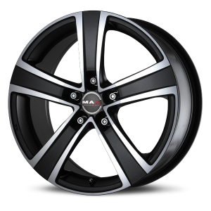 Jante MAK F5 ICE 7.0 x 16" (5x108) ET45 ANTHRACITE / POLI MAT