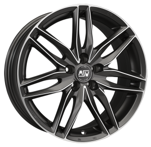 Jante MSW 24 7.0 x16" (4x100) ET37 ANTHRACITE MAT / POLI