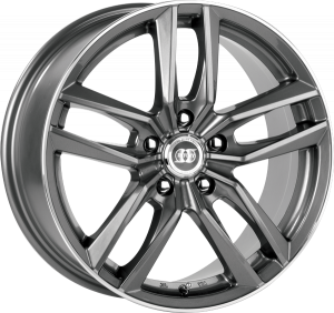 Llanta INFINY TORX /APL 6,5 X 15" (5X114,3) ET40 TITANIUM MACHINED LIP