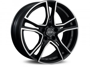 Llanta OZ Racing ADRENALINA 7 X 16" (4X108) ET16 MATT BLACK DIAMOND CUT