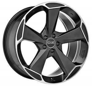 Llanta OZ Racing ASPEN HLT 11,5 X 21" (5X120) ET38 MATT BLACK DIAMOND CUT
