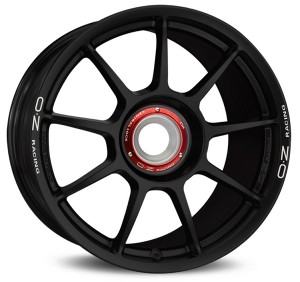 Llanta OZ Racing CHALLENGE HLT CL 11 X 18" (MONOTUERCAX) ET45 MATT BLACK WHITE LETTERING
