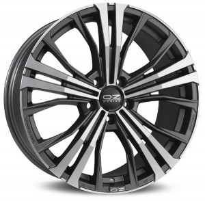 Llanta OZ Racing CORTINA 10 X 19" (5X130) ET55 MATT DARK GRAPHITE DIAMOND CUT