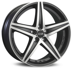 Llanta OZ Racing ENERGY 8 X 17" (5X112) ET35 MATT BLACK DIAMOND CUT