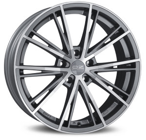 Llanta OZ Racing ENVY 7,5 X 17" (5X108) ET45 MATT SILVER TECH DIAMOND CUT