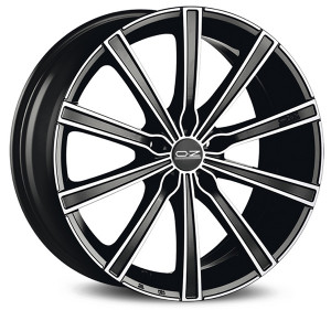 Llanta OZ Racing LOUNGE 10 7,5 X 17" (5X100) ET35 MATT BLACK DIAMOND CUT