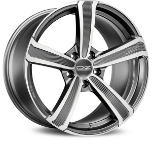 Llanta OZ Racing MONTECARLO HLT 9 X 19" (5X120) ET50 MATT DARK GRAPHITE DIAMOND CUT