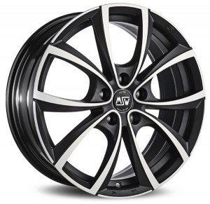 Llanta MSW MSW 27 7,5 X 17" (5X120) ET47 MATT DARK TITANIUM FULL POLISHED