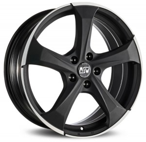 Llanta MSW MSW 47 9 X 19" (5X112) ET29 MATT DARK TITANIUM FULL POLISHED