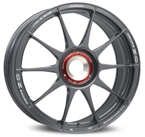 Llanta OZ Racing SUPERFORGIATA CL 12 X 19" (MONOTUERCAX) ET63 GRIGIO CORSA CON SCRITTE DI FRESATURA