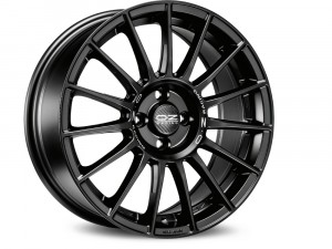 Llanta OZ Racing SUPERTURISMO LM 8,5 X 19" (5X112) ET30 MATT BLACK SILVER LETTERING