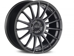 Llanta OZ Racing SUPERTURISMO LM 8,5 X 19" (5X112) ET21 MATT GRAPHITE SILVER LETTERING