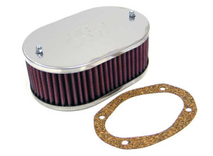 K&N Filtro universal de carburación ref. 56-9168