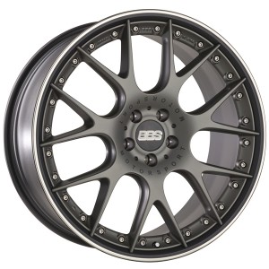 Llanta BBS CH-RII 8,5 X 20" (5X112) ET42 NEGRO / PLATINIO