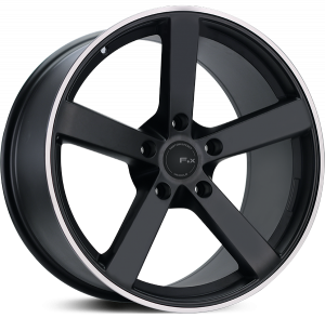 Llanta FOX MS003 BLACK 8,5 X 18" (5X112) ET30 MATT BLACK MACHINED LIP