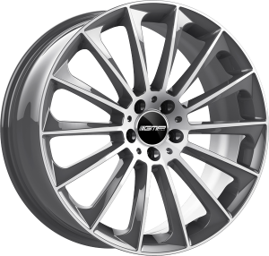 Llanta GMP STELLAR /AP 9 X 18" (5X112) ET50 ANTHRACITE DIAMOND