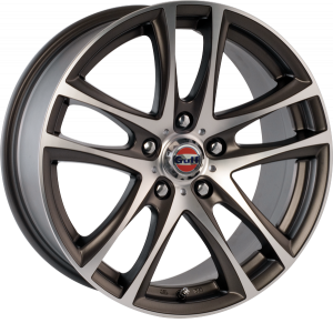 Llanta GULF GT1 /MAP 6,5 X 15" (4X98) ET35 SATIN GUN METAL MACHINED FACE