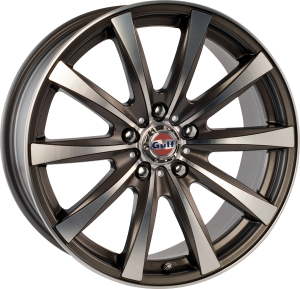 Llanta GULF GT6 /AP 7 X 16" (5X98) ET35 GUN METAL MACHINED FACE