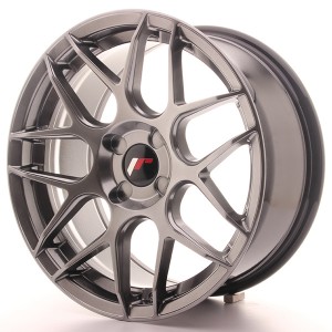 Llanta JAPAN RACING JR18 8 X 17" (4XMULTI) ET35 Hiper Black