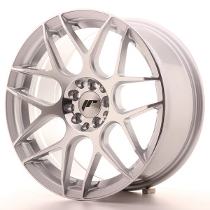 Llanta JAPAN RACING JR18 8 X 17" (4XMULTI) ET25 Silver Machined Face