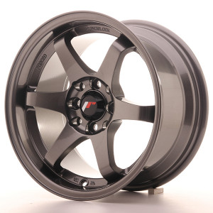 Llanta JAPAN RACING JR3 8 X 15" (4XMULTI) ET25 Gun metal
