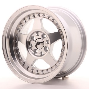 Llanta JAPAN RACING JR6 8 X 15" (4XMULTI) ET15 Silver Machined Face