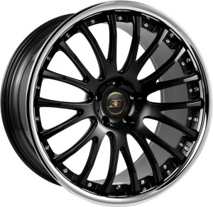 Llanta INFINY KLATZ-32 /MBIL 9,5 X 20" (5X112) ET30 MATT BLACK INOX LIP