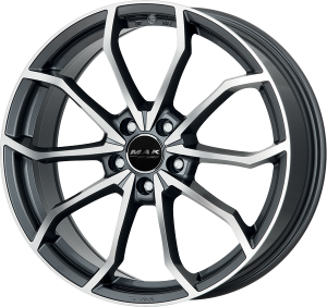 Llanta MAK LOWE FF MIRROR 8 X 19" (5X112) ET26 GUN METALLIC/MIRROR FACE