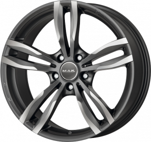 Llanta MAK LUFT MIRROR 7 X 16" (5X120) ET44 GUN METALLIC/MIRROR FACE