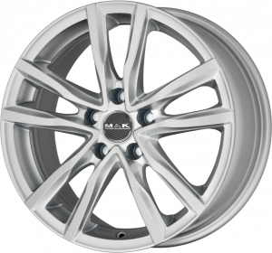 Llanta MAK MILANO SILVER 6,5 X 16" (5X108) ET35 SILVER