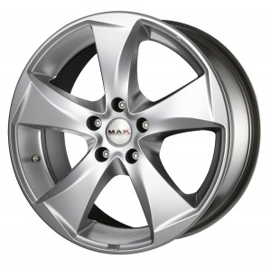Jante MAK RAPTOR 5 SILVER 8.5 x 19" (5x108) ET45 ARGENT BRILLANT