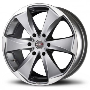 Jante MAK RAPTOR 6 MIRROR 7.5 x 17" (6x139.7) ET30 ANTHRACITE / POLI
